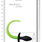 Shots Ouch Puppy Tail Plug - Glow In The Dark - SEXYEONE