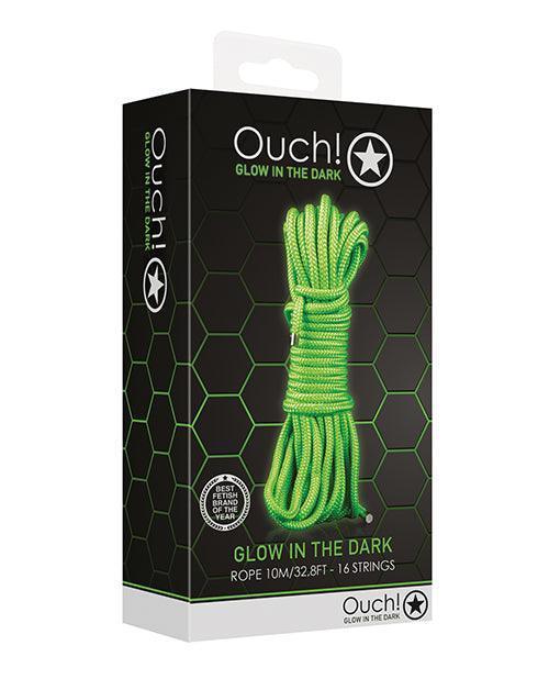 image of product,Shots Ouch Rope - 10m Glow In The Dark - SEXYEONE