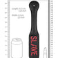 Shots Ouch Slave Paddle - Black - SEXYEONE