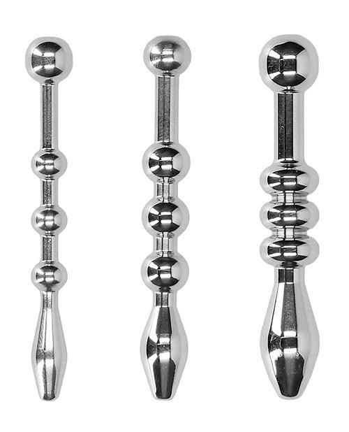 image of product,Shots Ouch Urethral Sounding Metal Plug Set - SEXYEONE