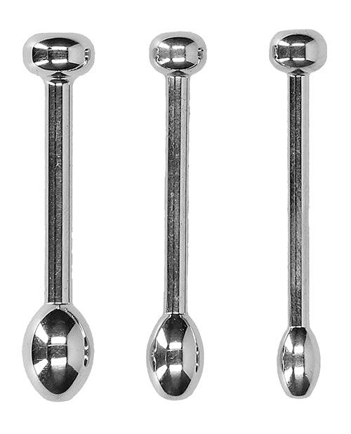 image of product,Shots Ouch Urethral Sounding Metal Plug Set - SEXYEONE