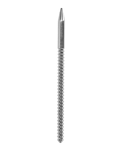 image of product,Shots Ouch Urethral Sounding Ribbed Dilator - SEXYEONE