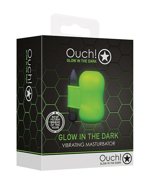 product image, Shots Ouch Vibrating Masturbator - Glow In The Dark - SEXYEONE