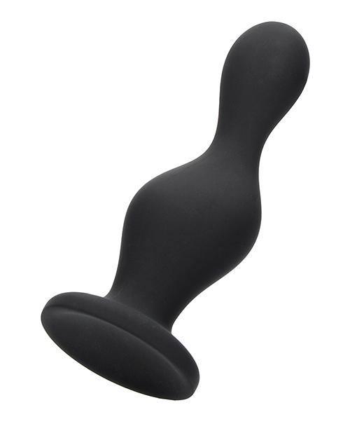 image of product,Shots Ouch Wave Butt Plug - Black - SEXYEONE