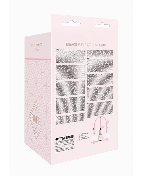 image of product,Shots Pumped Breast Pump Set - Medium Rose Gold - SEXYEONE