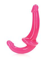 image of product,Shots Realrock 6" Strapless Strap On Glow In The Dark - SEXYEONE
