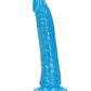 Shots Realrock 7" Slim  Dildo Glow In The Dark - Neon Blue - SEXYEONE