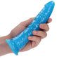 Shots Realrock 7" Slim  Dildo Glow In The Dark - Neon Blue - SEXYEONE