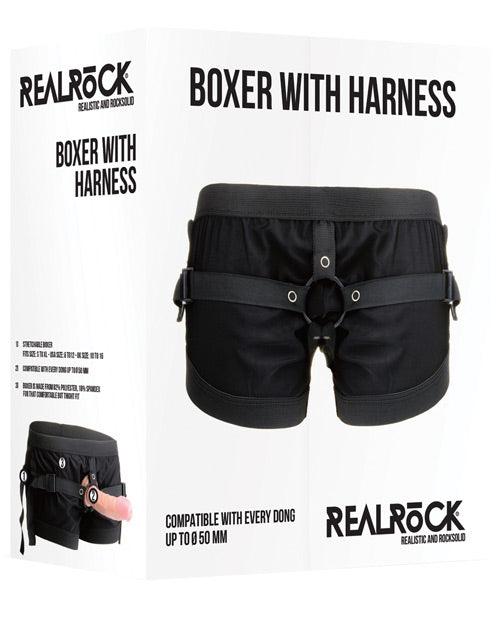 Shots RealRock Boxer w/Harness - SEXYEONE