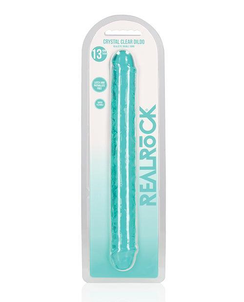 product image, Shots Realrock Crystal Clear 14" Double Dildo - SEXYEONE