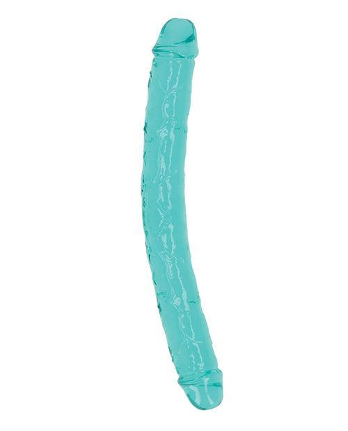 image of product,Shots Realrock Crystal Clear 14" Double Dildo - SEXYEONE