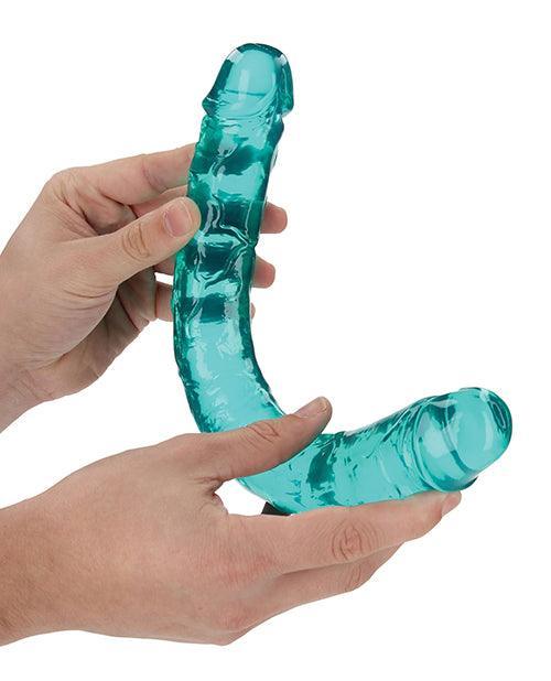 image of product,Shots Realrock Crystal Clear 14" Double Dildo - SEXYEONE