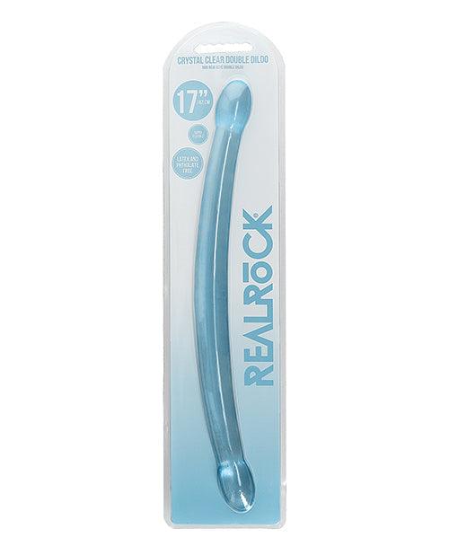 product image, Shots Realrock Crystal Clear 17" Double Dildo - SEXYEONE