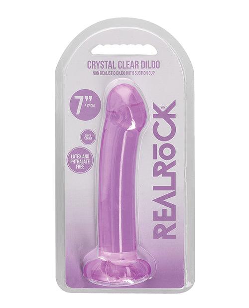 product image, Shots Realrock Crystal Clear 7" Dildo - SEXYEONE