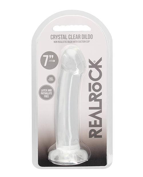 image of product,Shots Realrock Crystal Clear 7" Dildo - SEXYEONE