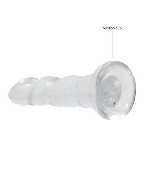 image of product,Shots Realrock Crystal Clear 7" Dildo  - Transparent - SEXYEONE