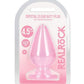 Shots Realrock Crystal Clear Anal Plug - SEXYEONE