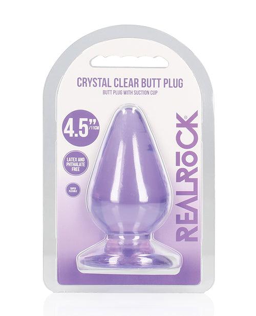 image of product,Shots Realrock Crystal Clear Anal Plug - SEXYEONE