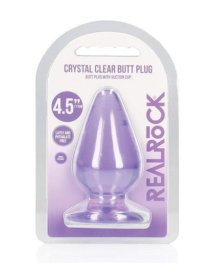 Shots Realrock Crystal Clear Anal Plug - SEXYEONE