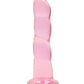 Shots Realrock Crystal Clear Non Realistic 7" Dildo  - Pink - SEXYEONE