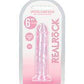 Shots Realrock Crystal Clear Straight Dildo W/suction Cup - SEXYEONE
