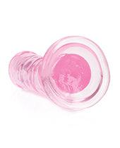 image of product,Shots Realrock Crystal Clear Straight Dildo W/suction Cup - SEXYEONE