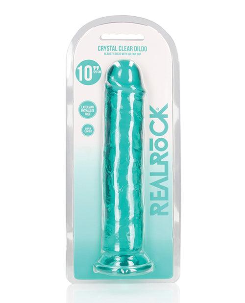 product image, Shots Realrock Realistic Crystal Clear 11" Straight Dildo - SEXYEONE