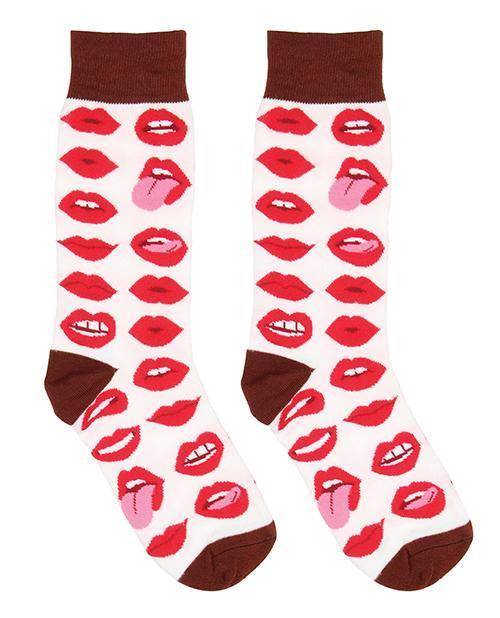 image of product,Shots Sexy Socks Lip Love - Female - SEXYEONE