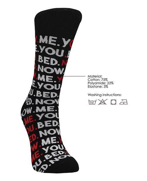 image of product,Shots Sexy Socks You, Me, Bed, Now  - Male - SEXYEONE