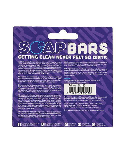 image of product,Shots Soap Bar Dirty Bitch - Purple - SEXYEONE