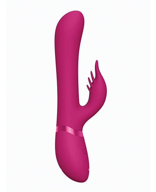 image of product,Shots Vive Chou G-spot Rabbit W-interchangeable Clitoral Attachments - Pink - SEXYEONE