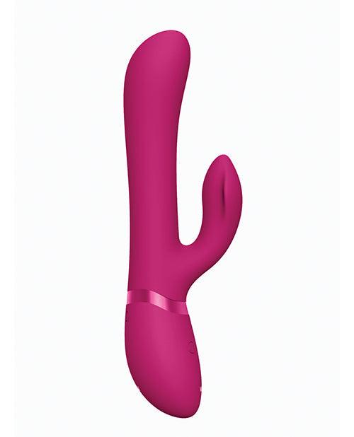 Shots Vive Chou G-spot Rabbit W-interchangeable Clitoral Attachments - Pink - SEXYEONE