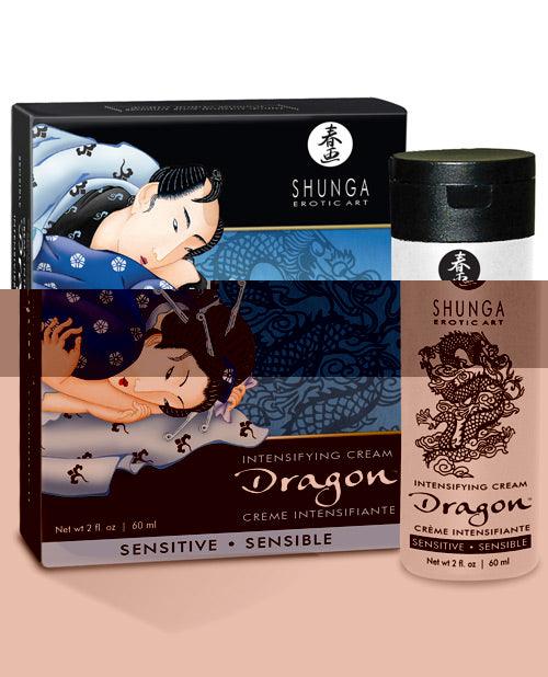 Shunga Dragon Sensitive Cream - 2 Oz - SEXYEONE
