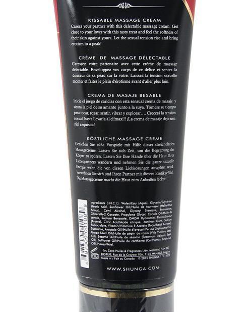 image of product,Shunga Kissable Massage Cream - 7 Oz - SEXYEONE