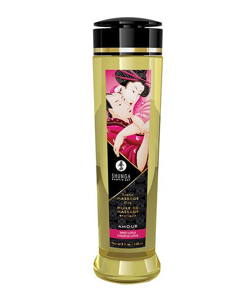 product image, Shunga Massage Oil - 8 Oz Sweet Lotus - SEXYEONE