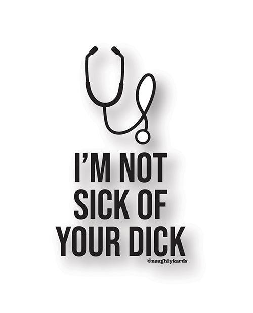 Sick Dick Naughty Sticker - Pack Of 3 - SEXYEONE