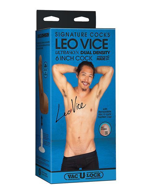 product image, Signature Cocks 6" Ultraskyn Cock W/removable Vac-u-lock Suction Cup - Leo Vice - SEXYEONE