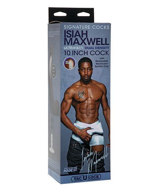 product image, Signature Cocks Ultraskyn 10" Cock W-removable Vac-u-lock Suction Cup - Isiah Maxwell - SEXYEONE