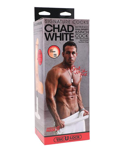 product image, Signature Cocks Ultraskyn 8.5" Cock W/removable Vac-u-lock Suction Cup - Chad White - SEXYEONE