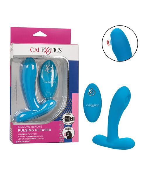product image, Silicone Pulsing Pleaser W-remote - Blue - SEXYEONE