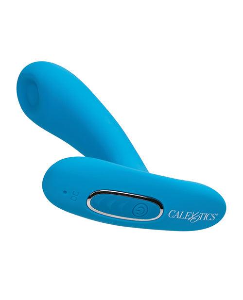 image of product,Silicone Pulsing Pleaser W-remote - Blue - SEXYEONE