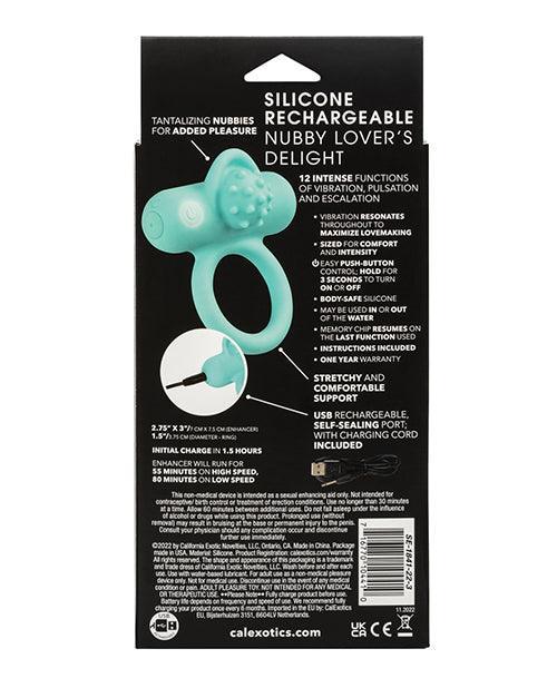 image of product,Silicone Rechargeable Nubby Lovers Delight - SEXYEONE