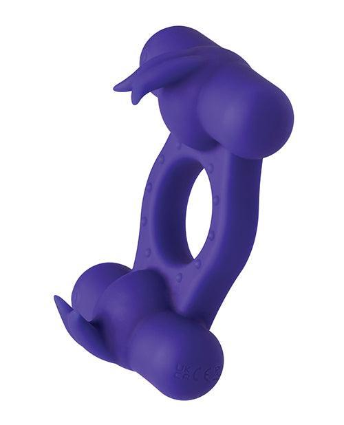image of product,Silicone Rechargeable Triple Orgasm Enhancer - SEXYEONE