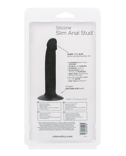 image of product,Silicone Slim Anal Stud - Black - SEXYEONE