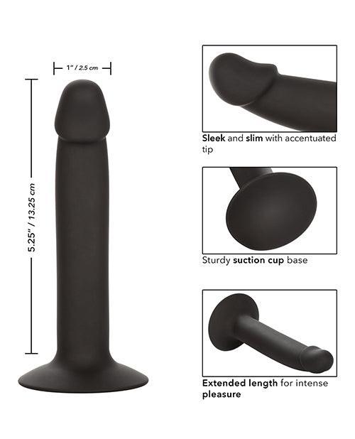 image of product,Silicone Slim Anal Stud - Black - SEXYEONE
