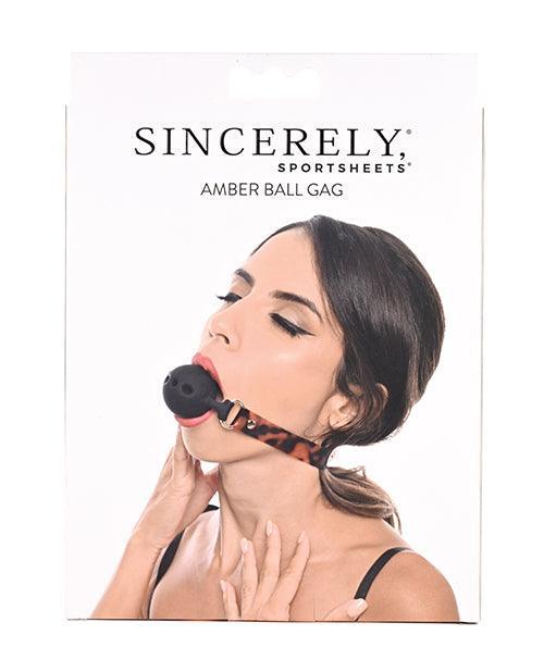 Sincerely Amber Ball Gag - SEXYEONE