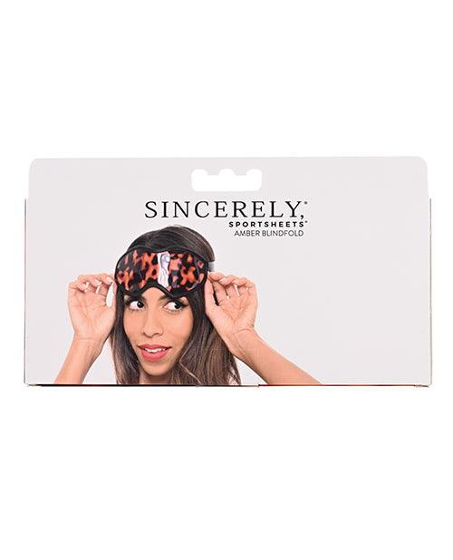 image of product,Sincerely Amber Blindfold - SEXYEONE