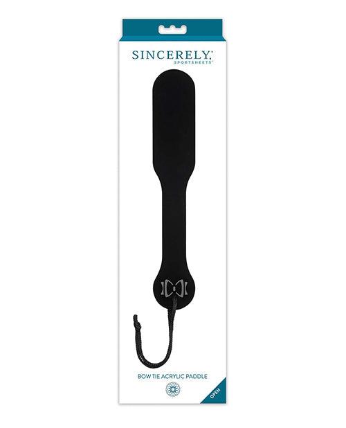 Sincerely Bow Tie Acrylic Paddle - SEXYEONE