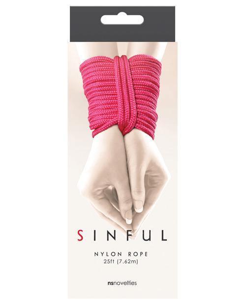 image of product,Sinful 25' Nylon Rope - SEXYEONE