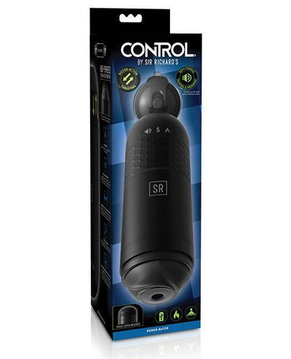 Sir Richards Control Power-bator W-talking & Moaning - Black - SEXYEONE